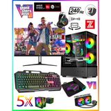 Zeiron GTA-VI RX8XT ✔ Ryzen 7 7700 Ddr5 32GB 5600MHZ Ram 1TB M.2 Nvme SSD 16GB GDDR6 RX9060XT 27" 240Hz Sıvı Soğutmalı Premium Oyuncu Bilgisayarı