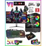 Zeiron GTA-VI RX9XT ✔ Ryzen 5 7500F DDR5 32GB 5600MHZ Ram 1TB M.2 Nvme SSD 16GB GDDR6 RX9060XT 27" 240Hz Premium Oyuncu Bilgisayarı