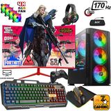 Zeiron Ironhide X50 Ryzen 5 5500 16GB Ram 512GB M.2 SSD RX580 8GB 24" 170Hz Oyuncu Masaüstü Bilgisayar
