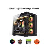 Zeiron Mirage X25 Ryzen 7 5700X 32GB RAM 512GB M.2 Nvme SSD 8GB RTX3050 Sıvı Soğutmalı Oyuncu Bilgisayarı
