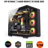 Zeiron Mirage X40 Ryzen 7 5700X 16Gb Ram 512Gb M.2 Nvme Ssd 8Gb Rtx3050 Sıvı Soğutmalı Oyuncu Bilgisayarı