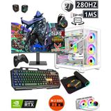 Zeiron Mirage X64 Pro White Ryzen 7 5700 16GB Ram 512GB M.2 Nvme SSD 8GB RTX4060 Sıvı Soğutmalı 27" 240Hz Premium Masaüstü Oyuncu Bilgisayarı