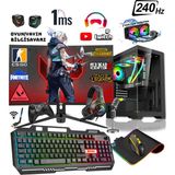 Zeiron Panter RTX15 Ryzen 7 5700X 16GB Ram 512 GB M.2 Nvme SSD 8gb RTX4060 27" 240Hz Sıvı Soğutmalı Oyuncu Masaüstü Bilgisayar