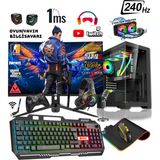Zeiron Panter RTX35 Ryzen 7 5700X 32GB Ram 512 GB M.2 Nvme 8gb RTX4060 27" 240Hz Sıvı Soğutmalı Oyuncu Masaüstü Bilgisayar