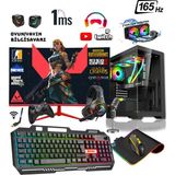 Zeiron Panter X15 Ryzen 5 5600 16GB Ram 512 GB M.2 Nvme SSD 8gb 256BIT RX580 24" 165Hz Sıvı Soğutmalı Masaüstü Oyuncu Bilgisayar