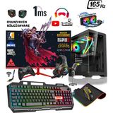 Zeiron Panter X50 Ryzen 5 5600 16GB Ram 1 Tb M.2 Nvme SSD 8gb RTX3050 24" 165Hz Sıvı Soğutmalı Masaüstü Oyuncu Bilgisayarı
