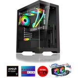 Zeiron Pegasus RX10 Ryzen 7 5700X 16GB Ram 1 Tb M.2 Nvme SSD 8gb 256BIT RX580 Sıvı Soğutmalı Oyuncu Masaüstü Bilgisayar