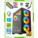 Zeiron Poseidon GTX25 Intel Core I5-14400F 16GB Ddr4 Ram 512GB M.2 SSD + 1tb HDD 6gb 192BIT GTX1660 Oyuncu Masaüstü Bilgisayar