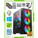 Zeiron Power GTX20 Intel Core I5-9400F 16 GB Ram 256GB M.2 SSD + 1tb HDD 6gb 192BIT GTX1660 Oyuncu Masaüstü Bilgisayar