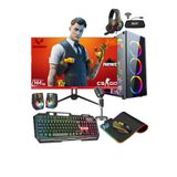 Zeiron Sirius X7 I5-3470 8Gb 128Gb Ssd 500Gb Hdd Gtx1050Ti 24" 144Hz Masaüstü Bilgisayar