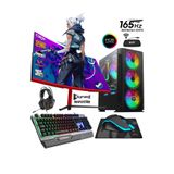 Zeiron Sp48 I5-10400F 16Gb 1Tb Ssd Gtx1050Ti 4Gb 23.8" 165Hz Curved Oyuncu Bilgisayar