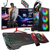 Zeiron Stella X12 Ryzen 5 3600 32GB 256GB SSD+500GB HDD RX550 23.8" Oyuncu Masaüstü Bilgisayar