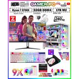 Zeiron Warrior Eagle White X65 Ryzen 7 5700X 32GB Ram 1TB M.2 Nvme SSD 8GB RX9060XT 27" 240Hz Sıvı Soğutmalı Oyuncu Bilgisayar