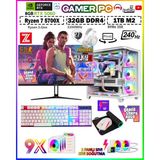 Zeiron Warrior Eagle X55 White Pro Ryzen 7 5700X 32GB 1tb M.2 SSD RTX5060 27" 240Hz Sıvı Soğutmalı Premium Oyuncu Bilgisayar
