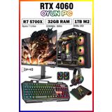 Zeiron Warrior Spine X5 Ryzen 7 5700X 32GB 1tb M.2 SSD RTX4060 27" 280Hz Sıvı Soğutmalı Oyuncu Bilgisayarı
