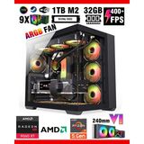 Zeiron Warrior X32 Ryzen 7 5700X 32GB Ram 1tb M.2 Nvme SSD 8gb RX9060XT Sıvı Soğutmalı Oyuncu Bilgisayarı