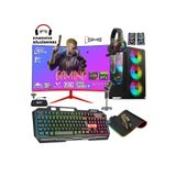 Zeiron Wizard X50 Ryzen 5 5600X 16Gb 256Gb M.2 Ssd+1Tb Rtx3050 24" 165Hz Oyuncu Masaüstü Bilgisayarı
