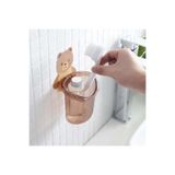 zeixpow Ayı Figürlü Yapışkanlı Diş Fırçalık Organizer Ve Askılık Ayıcık Diş Fırçalığı 1 Adet