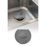 zeixpow Lavabo Kötü Koku Giderici Önleyici Silikon Mat Sızdırmaz Lavabo Tıkacı Lavabo Tıpası Evye Kapağı GRİ