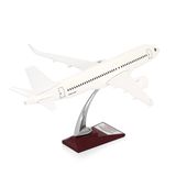 Zek Upp Airbus A320 Model Uçak, 1/100 Beyaz Maket Uçak (ZU-UCK0107)