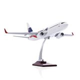 Zek Upp Zekupp Boeing 737-800 Avustralya Tasarımlı Uçak Maketi, 1/100 Ölçek Model Uçak, Havacılık Meraklıları İçin Hediye, Koleksiyoner Hediyesi (ZU-U