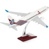 Zek Upp Zekupp - Maket Uçak Boeing 737-800 1/100 - Bordo Mavi Taraftar, Özel Tasarım Model Uçak