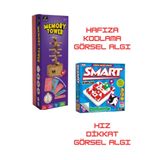Zeka Dolabı Memory Tower & Smart Küpler ( Hafıza, Hız, Dikkat, Görsel Algı, Odaklanma, Kodlama)