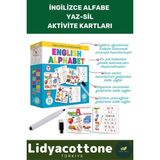 Zeka Geliştirici Eğitici El Göz Koordinasyonu Ingilizce Öğreniyorum Alfabe Oyun Kartları - Tek Ebat