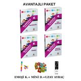 Zeka Küpü Yayınları Zeka Küpü 4. Sınıf Üç Boyutlu Tüm Dersler Soru Bankası Seti (EMOJİ K. + MİNİ D. + UZAY A.)2025