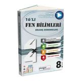 Zeka Küpü Yayınları Zeka Küpü 8.Sınıf Pisagor 16'Lı Fen Bilimleri Branş Denemel