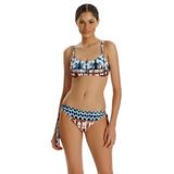 Zeki Aksesuar Detaylı Bikini Takım, Desenli, 36 Beden, Kadın