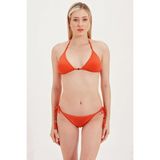 Zeki Global Cam Boncuk Detaylı Bikini Alt - Koral - 38