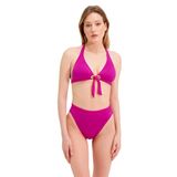 Zeki Gold Detaylı Pembe Bikini Takımı, Kadın, 38 Beden