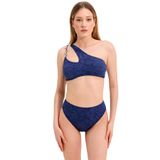 Zeki Kadın Üçgen Bikini Takımı, Lacivert, 36 Beden