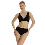 Zeki Kadın Yüksek Bel Siyah Bikini Takımı, 44 Beden
