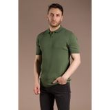 Zeki Özer Erkek Haki Triko T-Shirt - XL