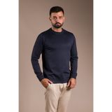 Zeki Özer Erkek Lacivert Basic Triko Kazak