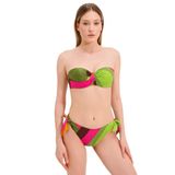 Zeki Straplez Bikini Takımı, Kadın, Desenli, 36 Beden