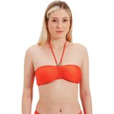 Zeki Straplez Turuncu Bikini Üst, 36 Beden, Kadın