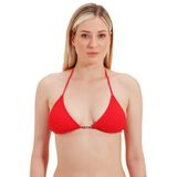 Zeki Üçgen Kırmızı Bikini Üst, 38 Beden, Kadın