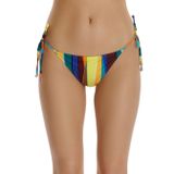 Zeki Yanı İpli Bikini Alt, Desenli, 36 Beden, Kadın