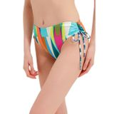 Zeki Yüksek Bel Bikini Alt, Desenli, 40 Beden, Kadın