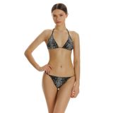 Zeki Zaylie Üçgen Bikini Takımı, Desenli, 40 Beden, Kadın