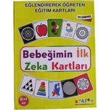 Zekice Bebeğimin Ilk Zeka Kartları - Eğlendirerek Öğreten Eğitim Kartları - Altın