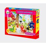 Zekice Oyuncak 50 Parça Minik Dostlarımız Puzzle 1+ Yaş Eğlenceli Tasarım ve Zeka Geliştirici