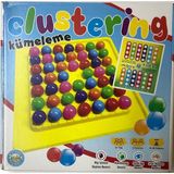 Zekice Renkli Kümeleme Oyunu Clustering Oyunu Akıl ve Beceri Oyunu Eğitici Oyuncaklar - Sarı
