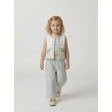Zekids Kız Çocuk Yelek Crop Pantolon Üçlü Tasarım Takım - 2 Yaş - Renkli