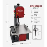 Zekioğlu Group Et Kesim Makinası Paslanmaz Çelik Bıçaklı Profesyonel Et Kesme Ve Kemik Kesme Makinesi