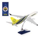 Zekupp Boeing 737-800 1/100 Ölçek Fenerbahçe Lisanslı Tasarım Maket Uçak