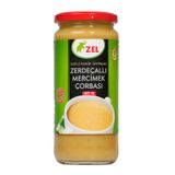 ZEL Zerdeçallı Mercimek Çorbası 480 ml – İlikli Kemik Suyundan, Hazır Geleneksel Çorba